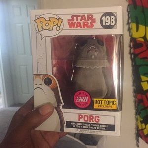Porg funko pop chase